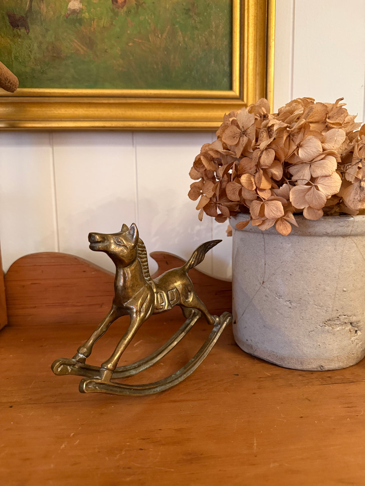 Brass Rocking Horse
