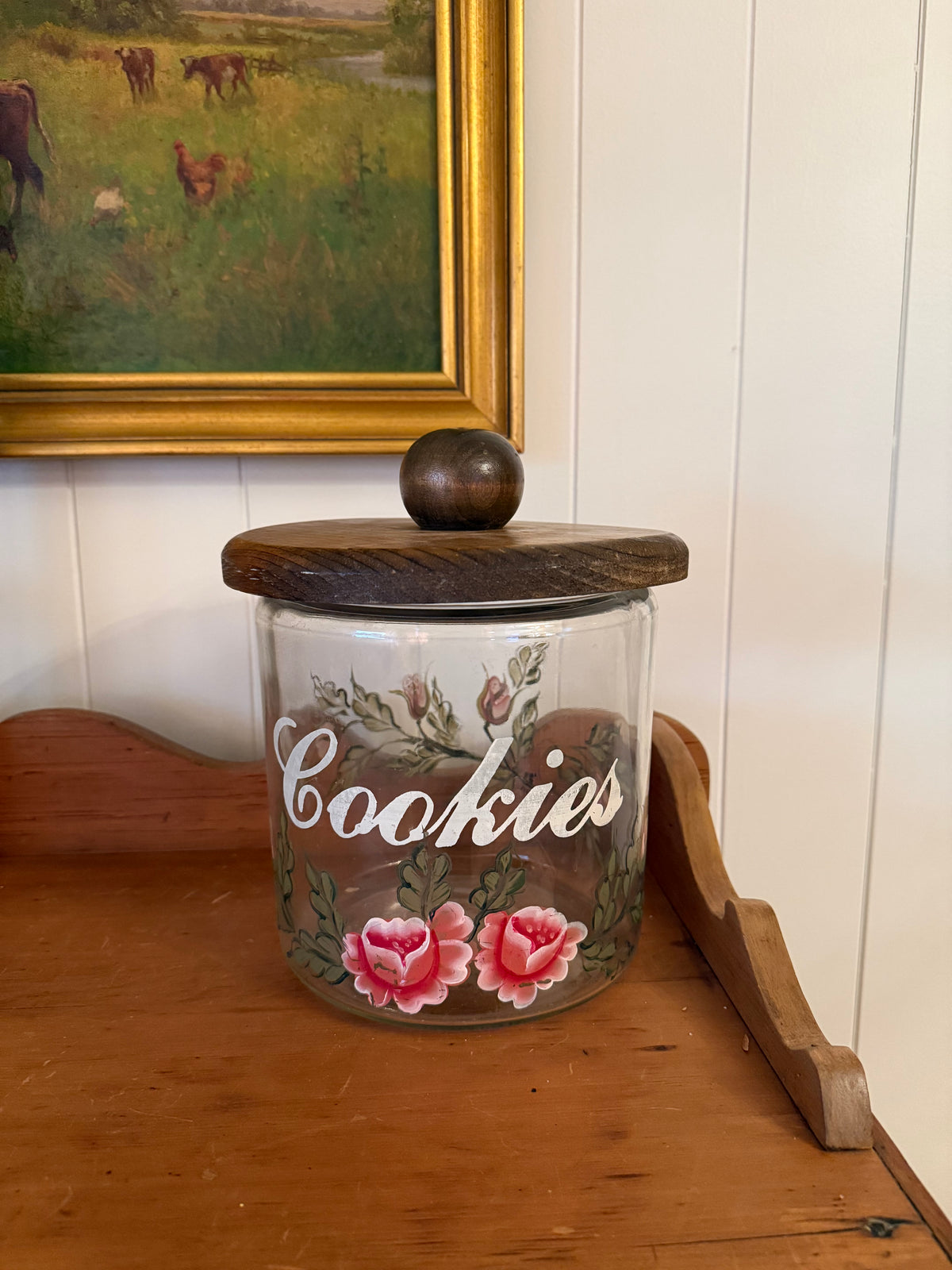 Cottage Core Cookie Jar
