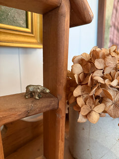 Mini Brass Grizzly Bear