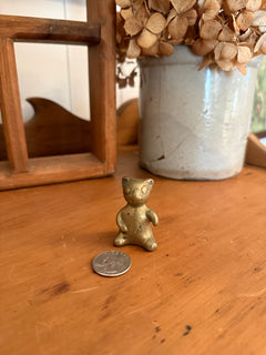 Mini Brass Bear