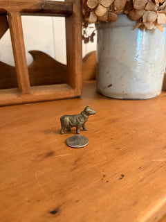 Mini Brass Cow