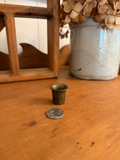 Mini Brass Bucket