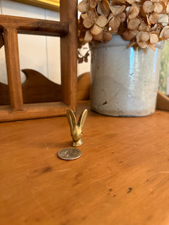 Mini Brass Bunny