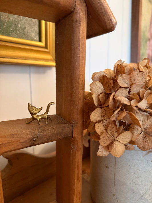 Mini Brass Cat