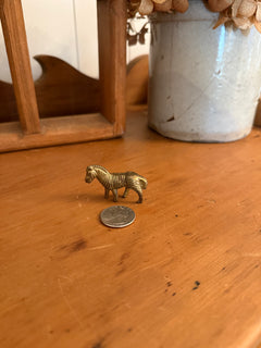Mini Brass Zebra