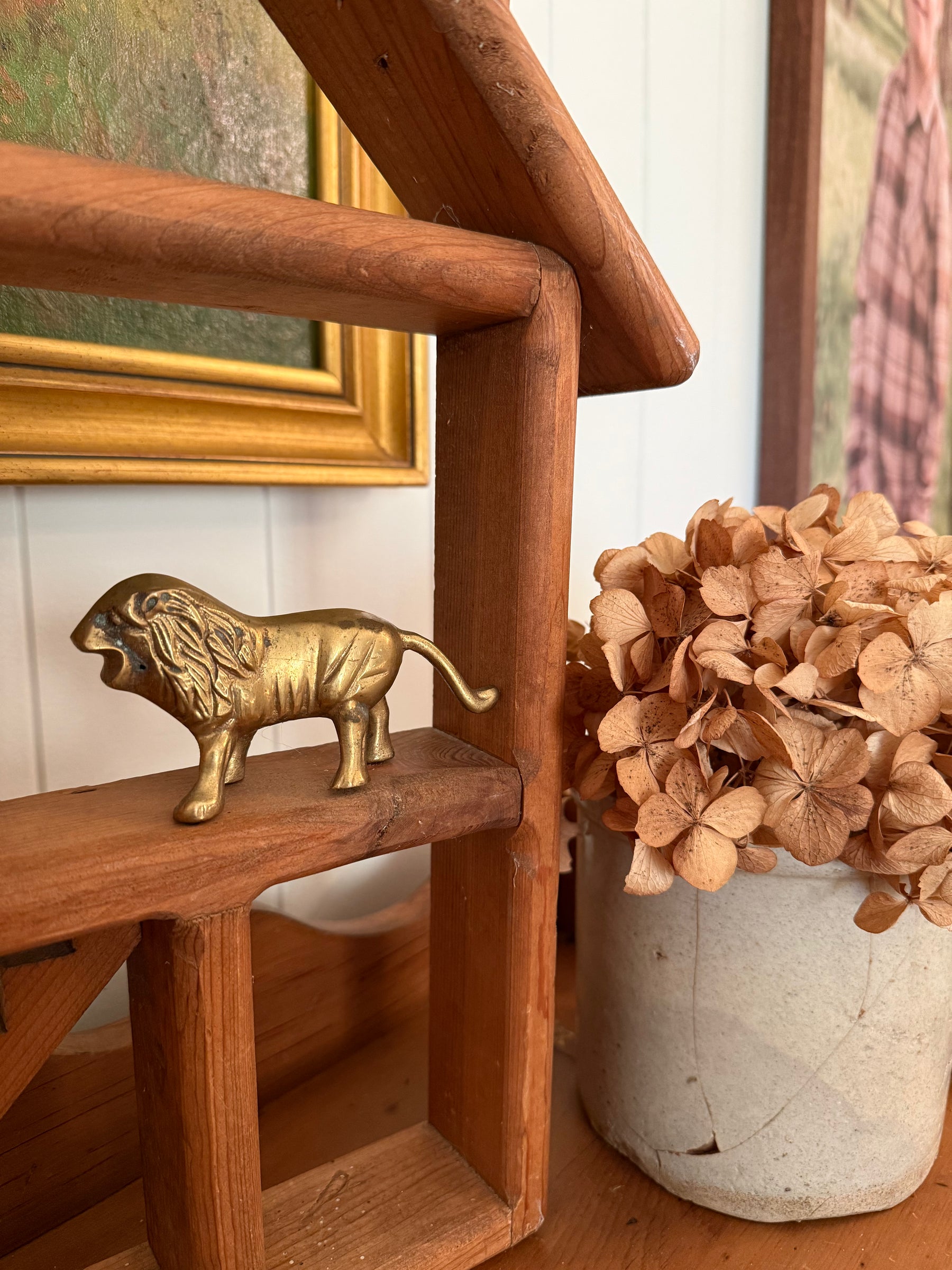 Small Brass Lion