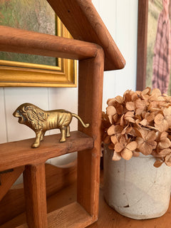 Small Brass Lion