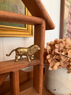 Small Brass Lion