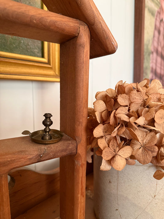 Mini Brass Candlestick Holder
