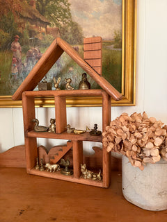 Wood House Trinket Shelf
