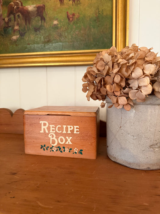 Cottage Core Recipe Box