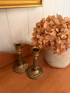 Pair of Brass Candlestick Holders