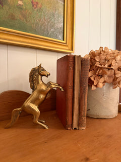 Brass Horse Bookend