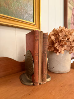 Brass Shell Bookends