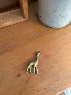 Mini Brass Giraffe