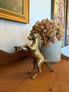 Brass Horse Bookend