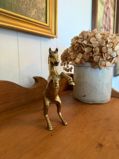 Brass Horse Bookend