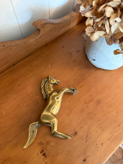 Brass Horse Bookend