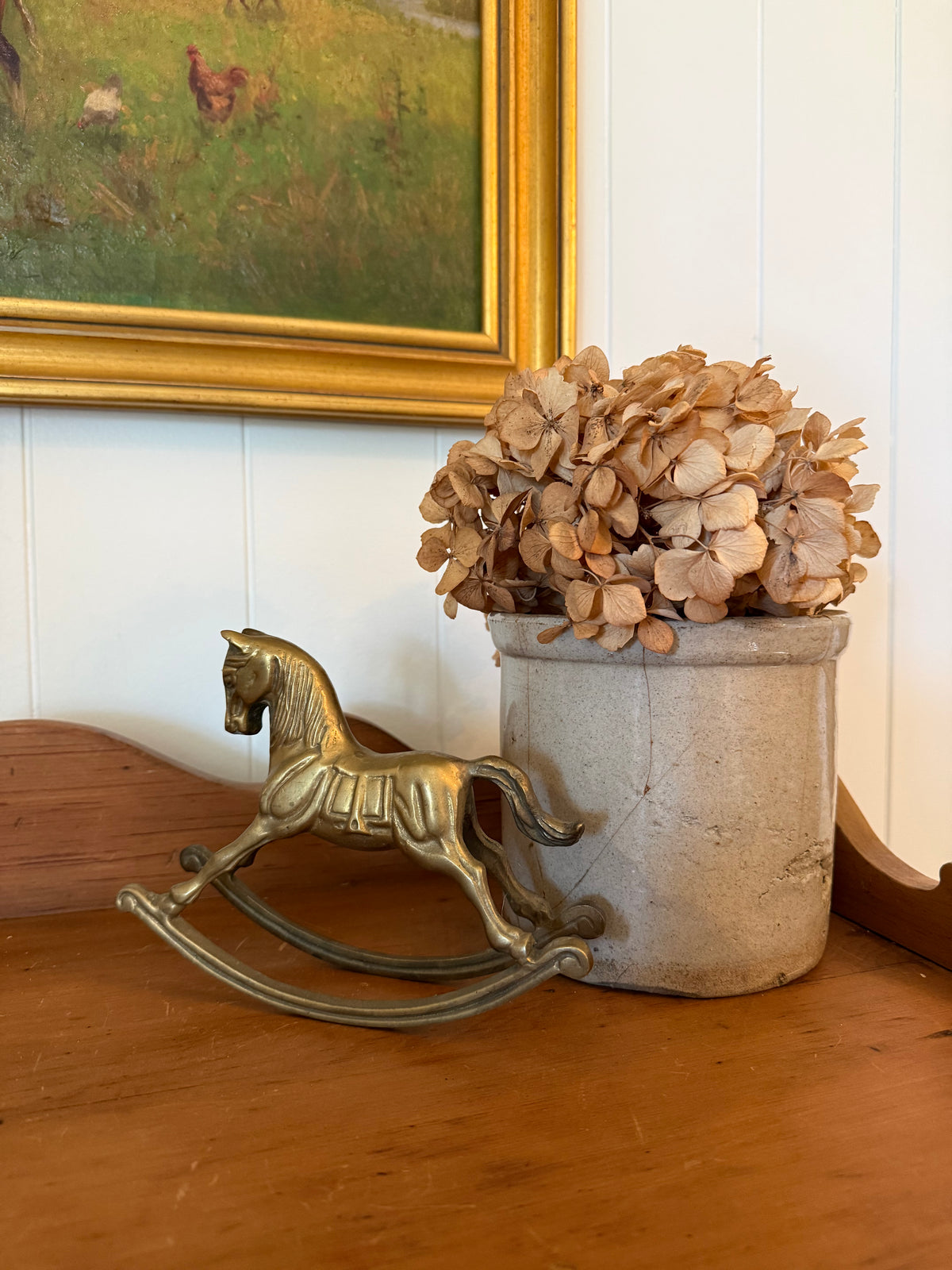 Brass Rocking Horse