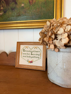Grandmother Cross Stitch