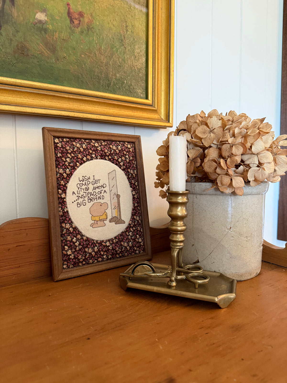“Big Behind” Cross Stitch