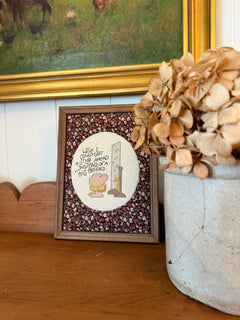 “Big Behind” Cross Stitch