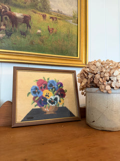 Floral Needlepoint