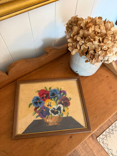 Floral Needlepoint