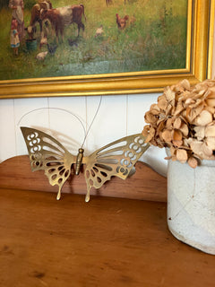 Brass Hanging Butterfly