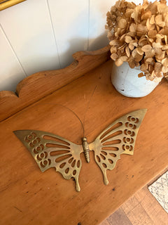 Brass Hanging Butterfly