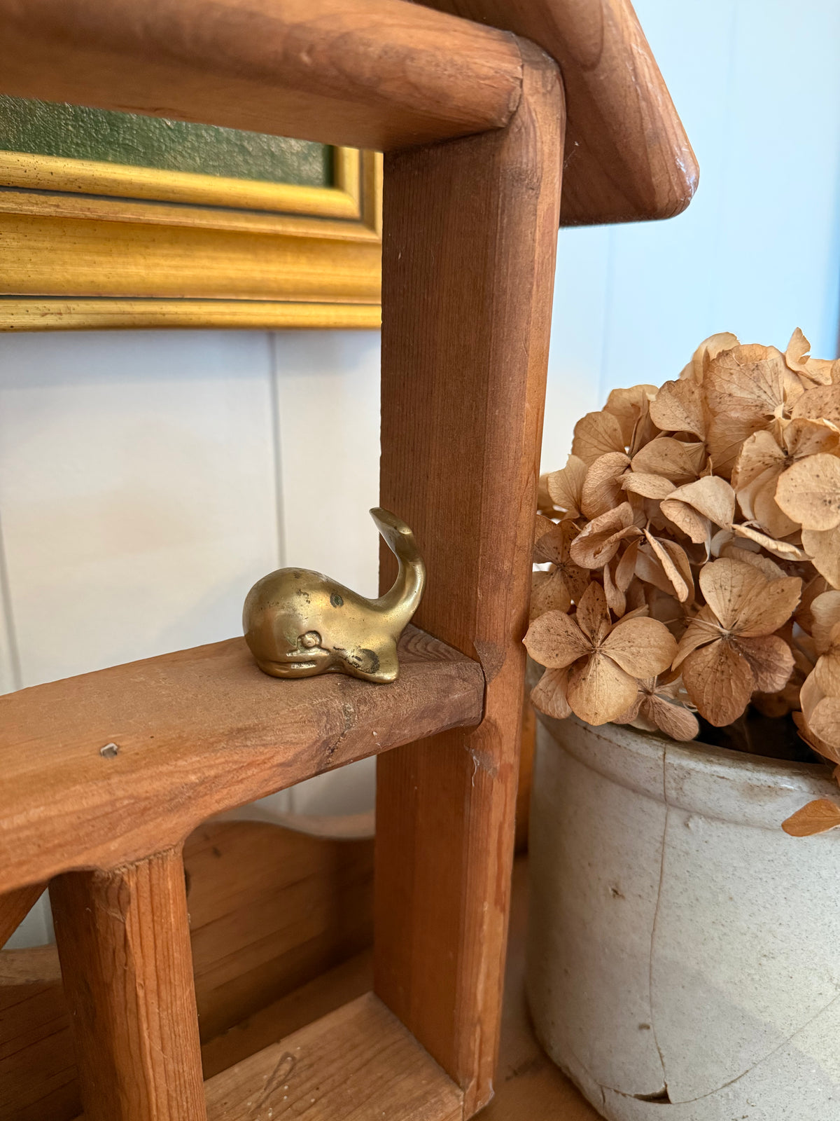Mini Brass Whale