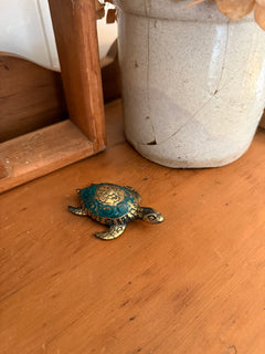 Small Brass Turtle