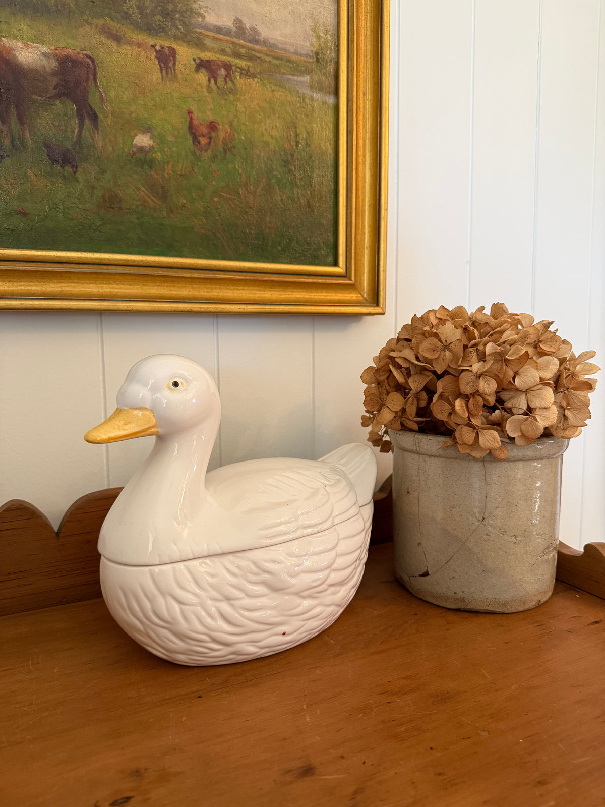 Goose Cookie Jar