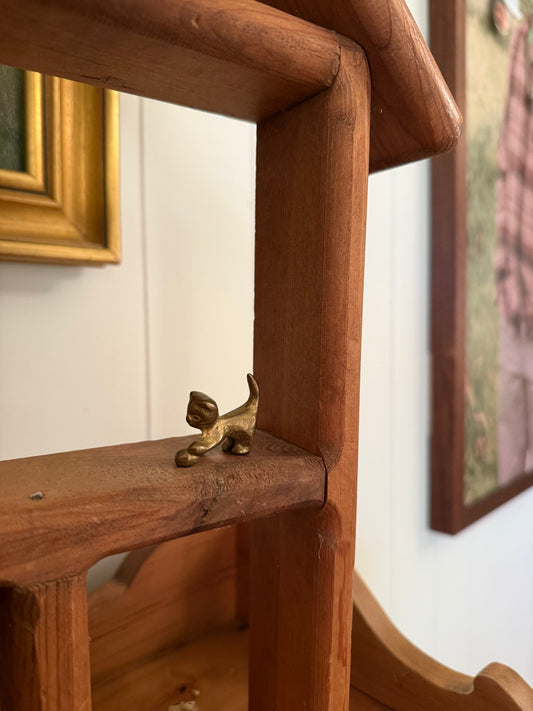Mini Brass Cat