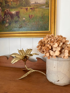 Brass Flower Ash Tray
