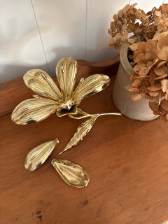 Brass Flower Ash Tray