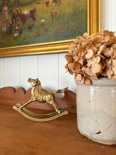 Brass Rocking Horse