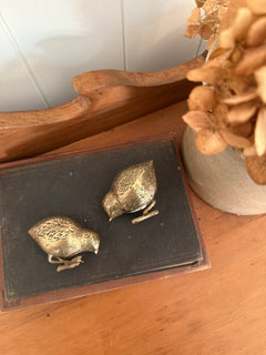 Set of Brass Chicks