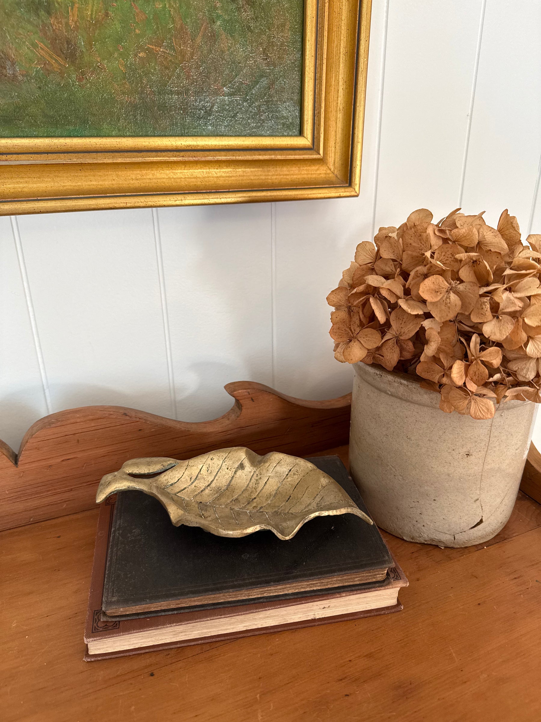 Brass Leaf Dish