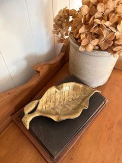 Brass Leaf Dish