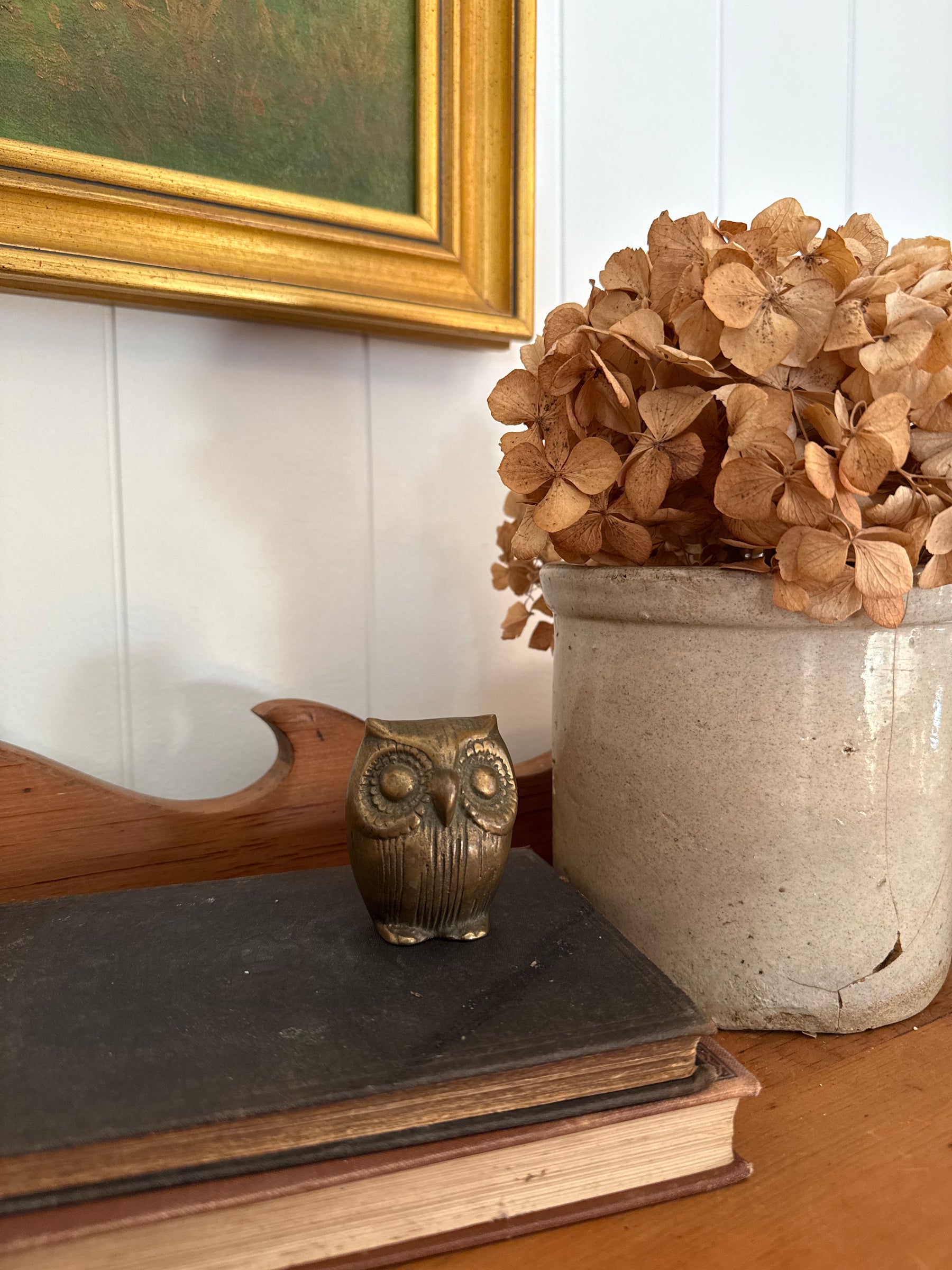 Small Brass Owl