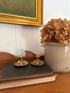 Set of Brass Candlestick Holders