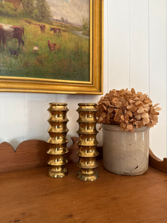 Set of Brass Vases