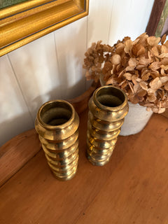 Set of Brass Vases