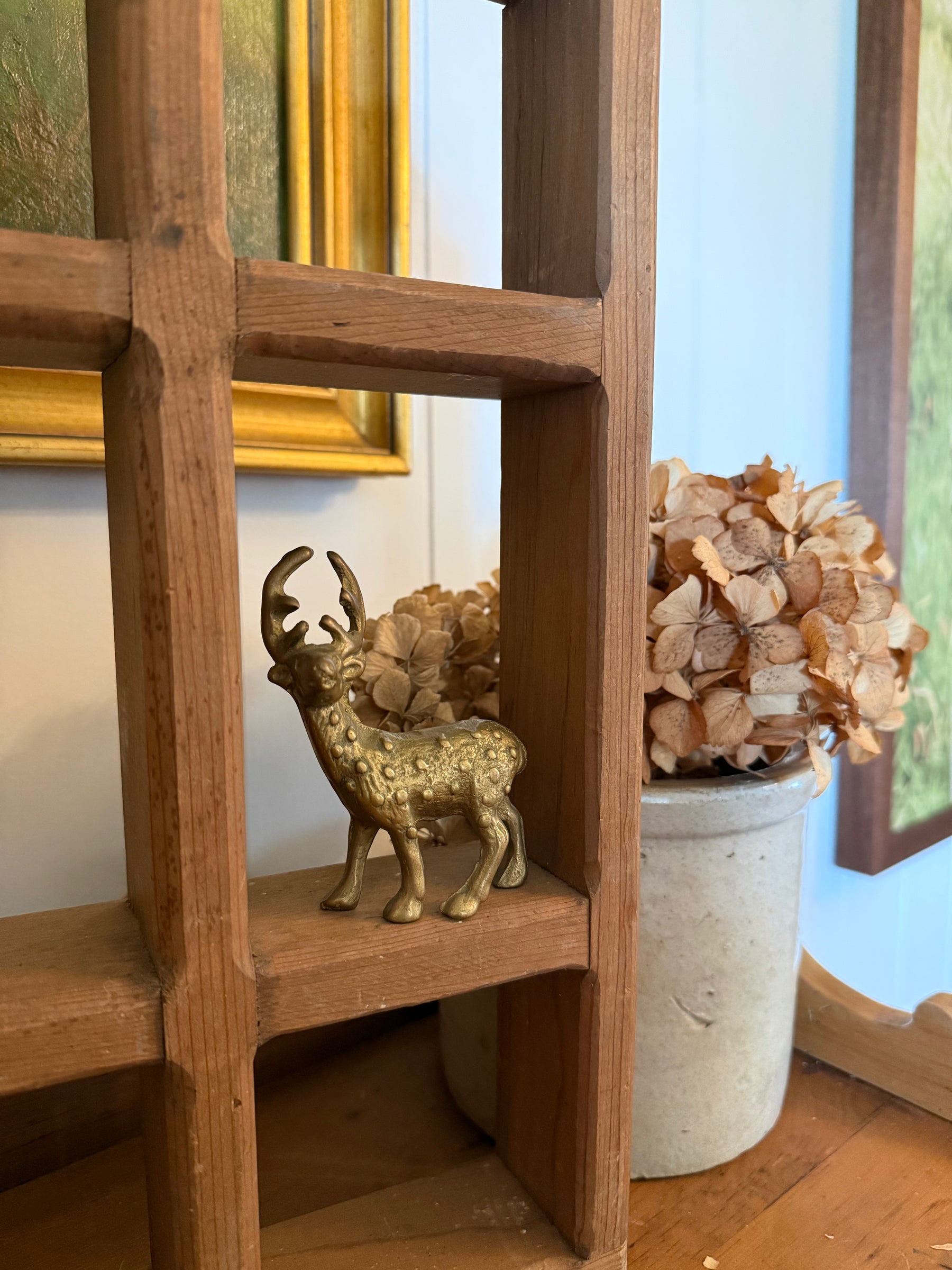 Mini Brass Reindeer