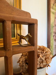 Mini Brass Rocking Horse
