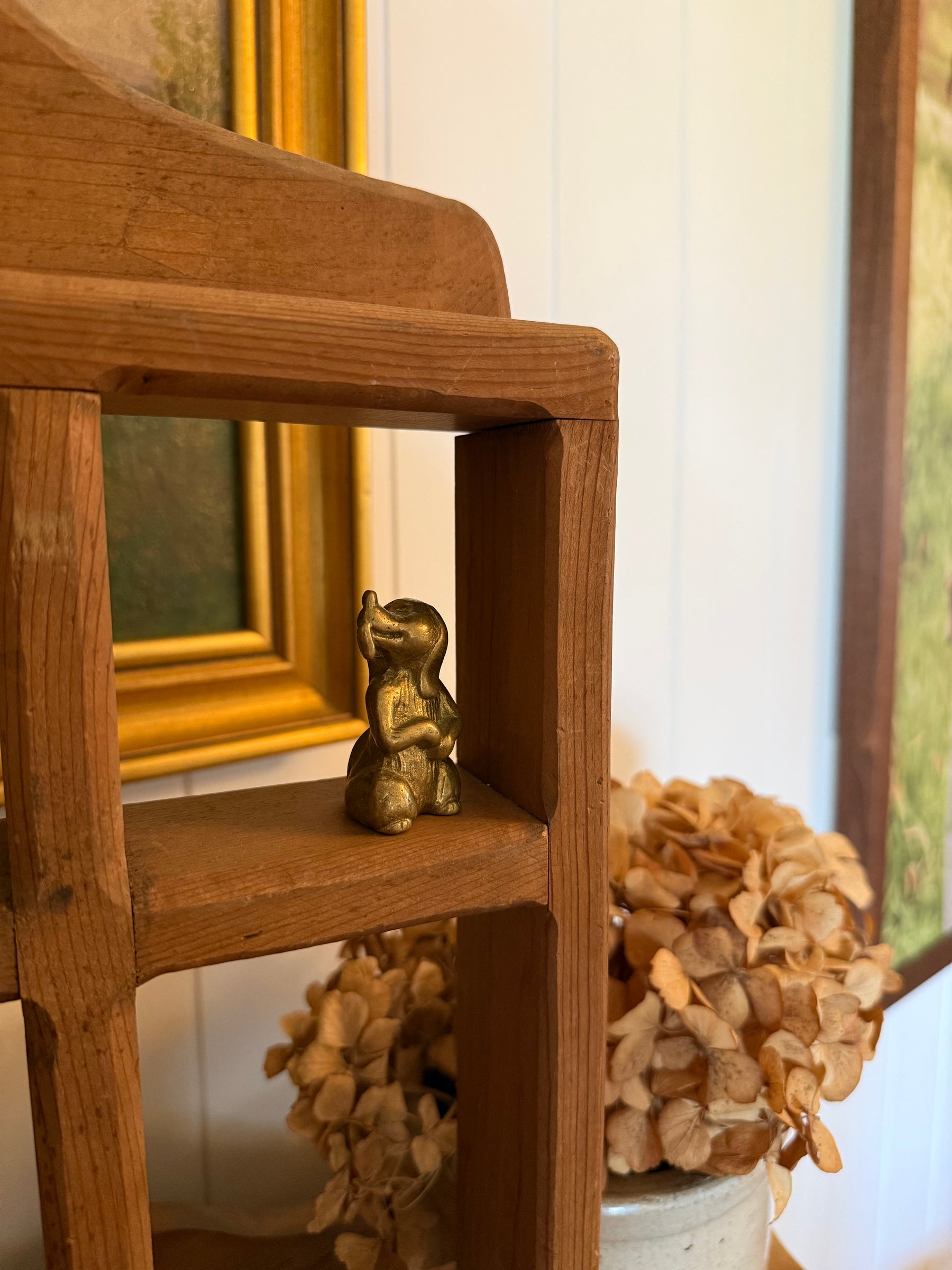 Mini Brass Dog w/ Tongue