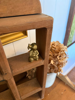 Mini Brass Dog w/ Tongue