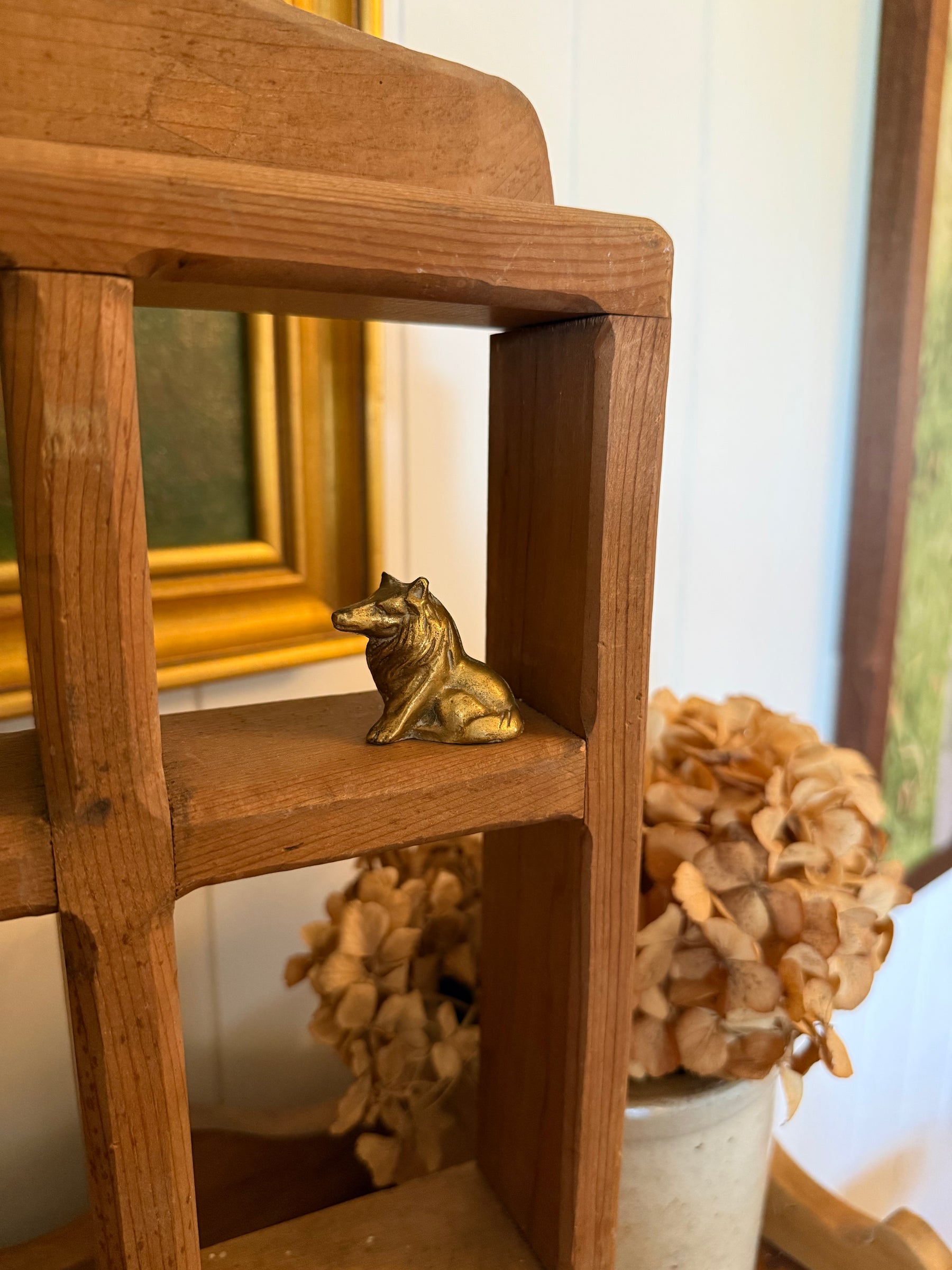 Mini Brass Dog