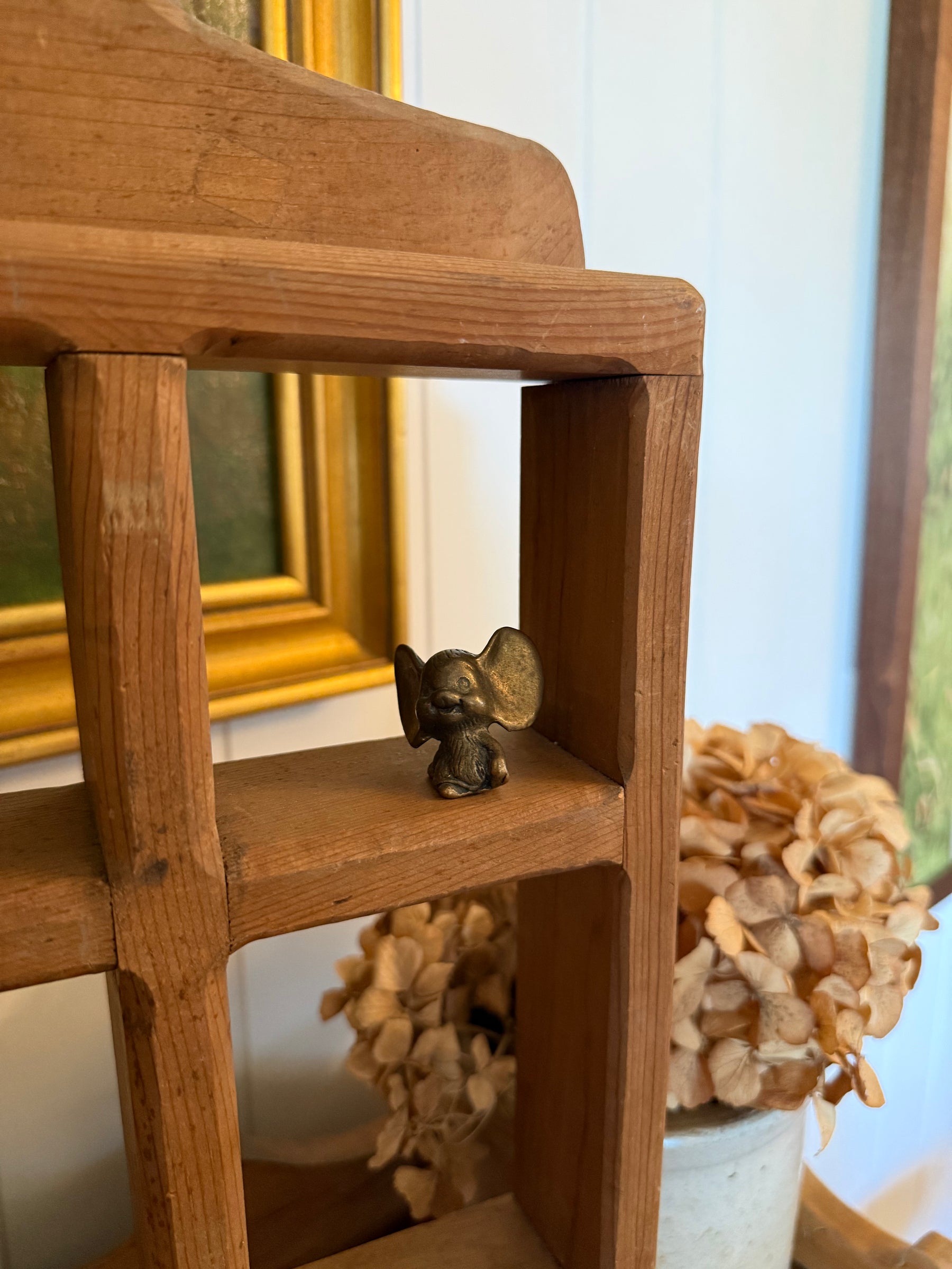 Mini Brass Smiling Mouse